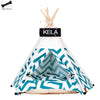 Pet Tent House Cat Bed Portable Teepee With Thick Cushion And 6 Colors Available For Dog Puppy Excursion Outdoor Indoor