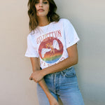 Jastie Vintage Graphic Tee Shirt O-Neck Short Sleeve Summer Tops Boho Chic Casual Women Top 2019 Clothing Female T shirts Blusa