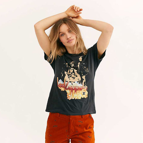 Jastie Vintage Graphic Boyfriend Tee O-Neck Short Sleeve Women Top Tees Fashion Casual Couple T Shirt 2019 New Summer Shirts Top