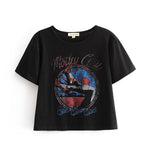 Motley Crue  Vintage Crop Top